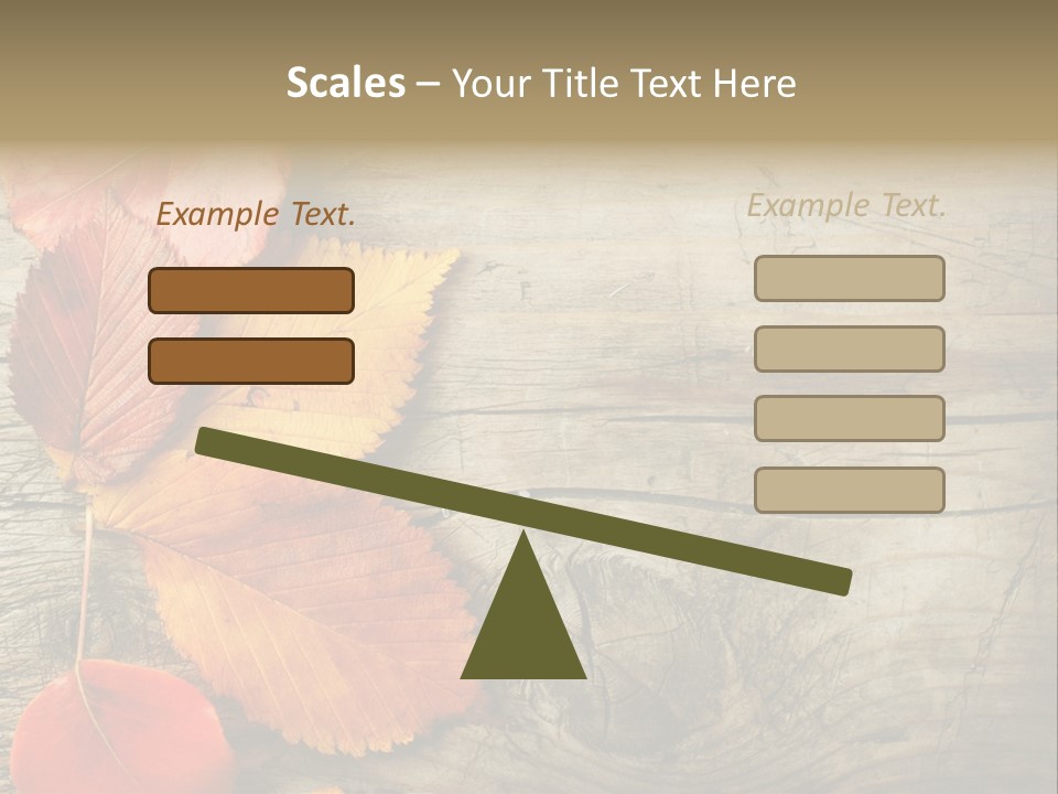 Brown Border Horizontal PowerPoint Template