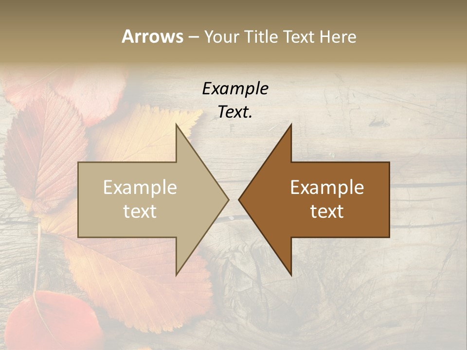 Brown Border Horizontal PowerPoint Template