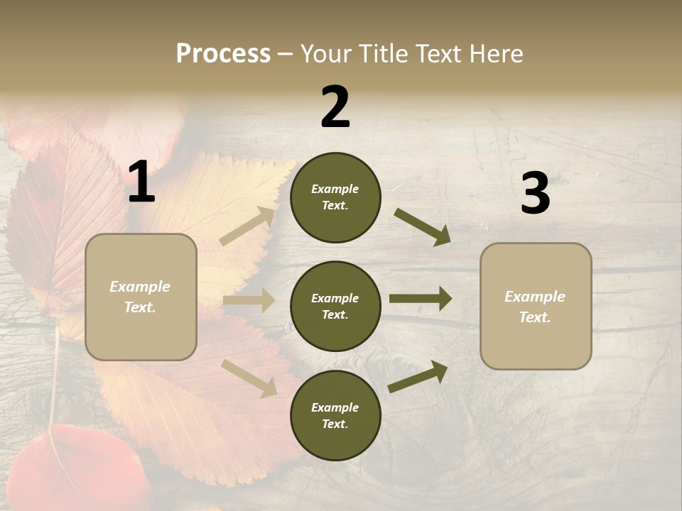 Brown Border Horizontal PowerPoint Template