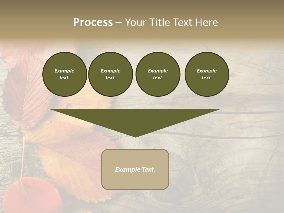 Brown Border Horizontal PowerPoint Template