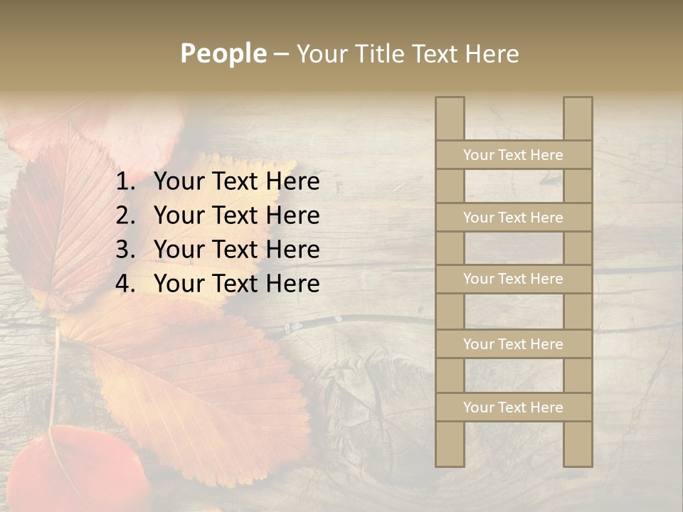 Brown Border Horizontal PowerPoint Template