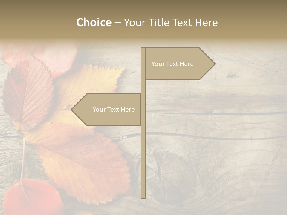 Brown Border Horizontal PowerPoint Template