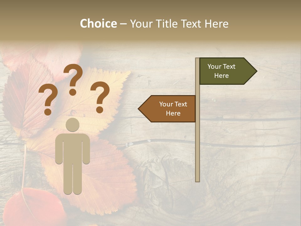 Brown Border Horizontal PowerPoint Template
