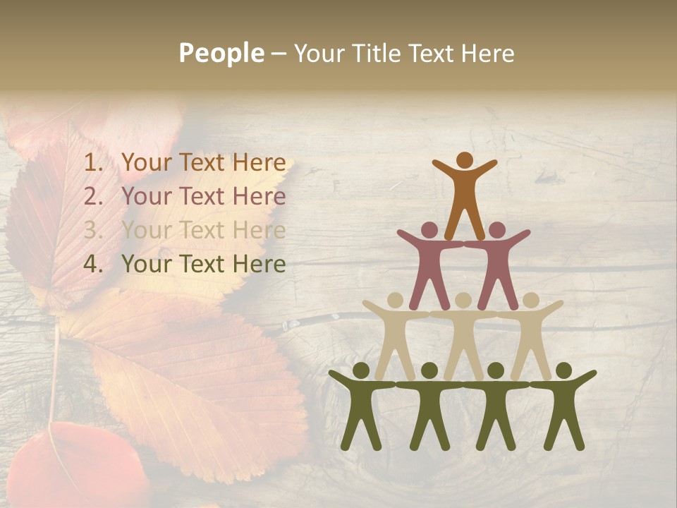 Brown Border Horizontal PowerPoint Template