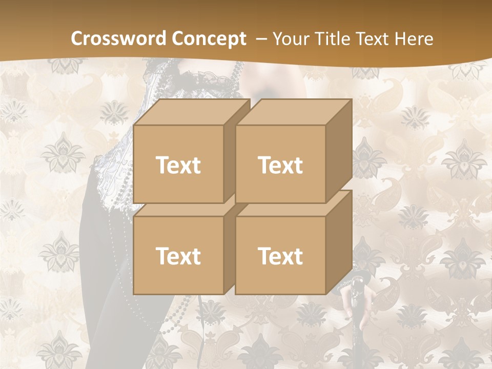 Stays Wallpaper Decor PowerPoint Template