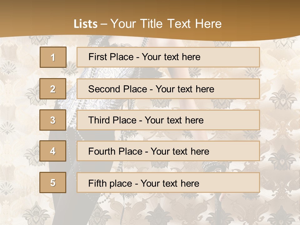 Stays Wallpaper Decor PowerPoint Template