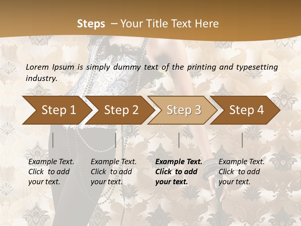 Stays Wallpaper Decor PowerPoint Template
