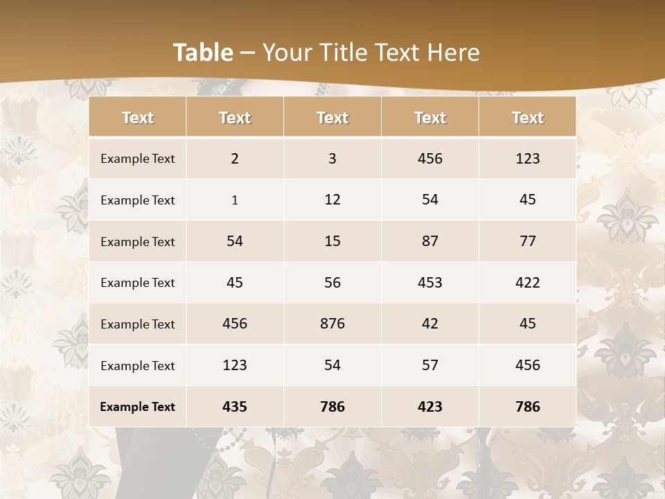 Stays Wallpaper Decor PowerPoint Template