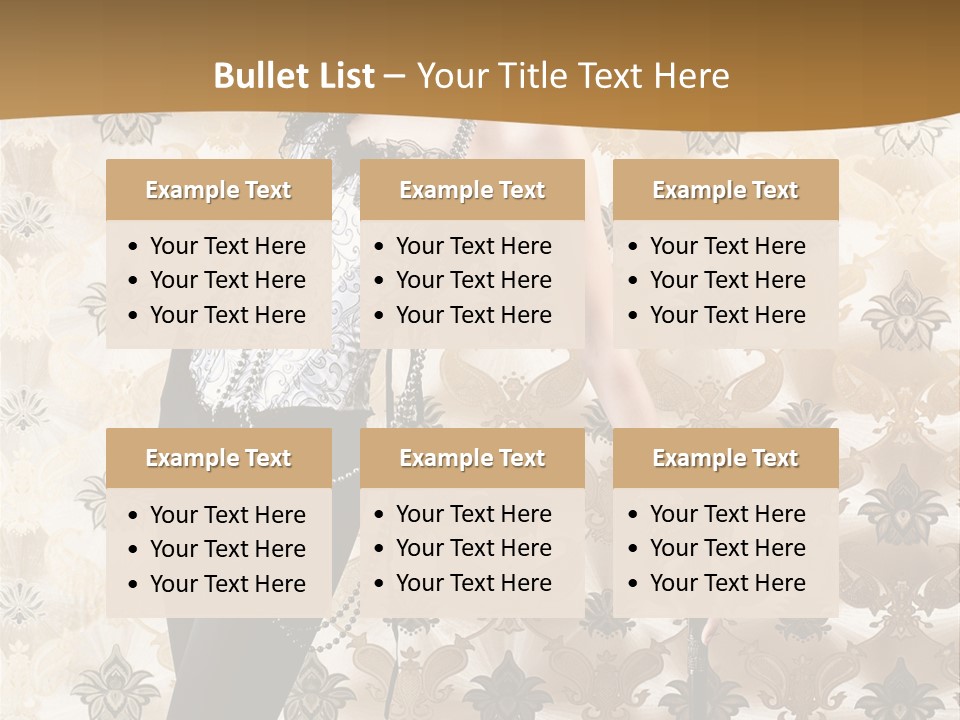 Stays Wallpaper Decor PowerPoint Template