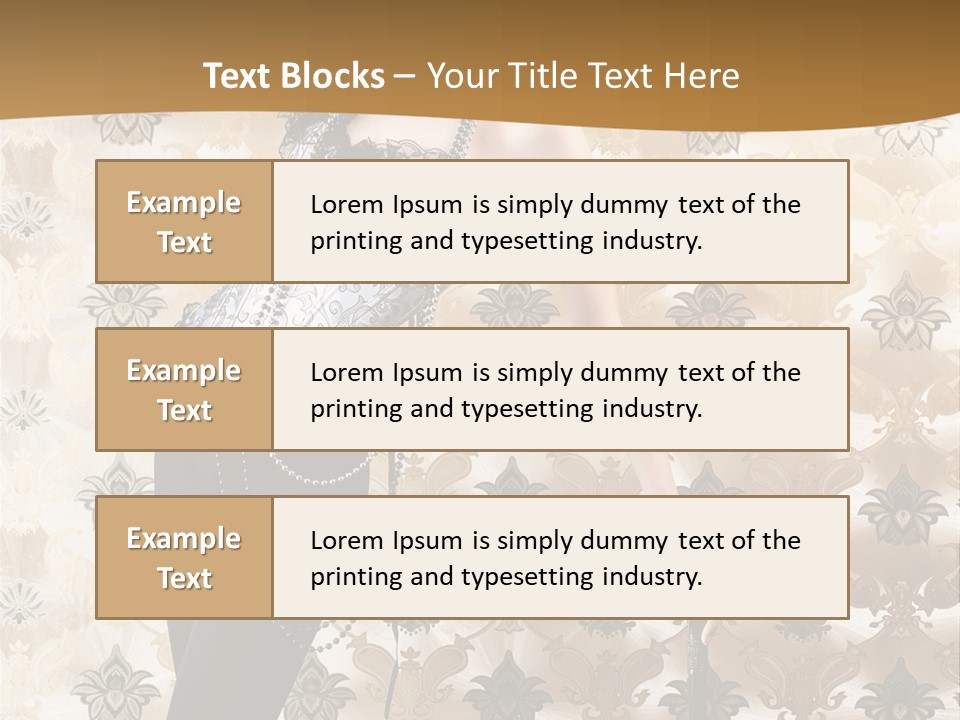 Stays Wallpaper Decor PowerPoint Template