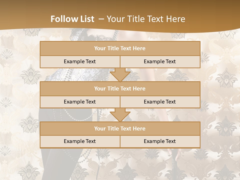 Stays Wallpaper Decor PowerPoint Template