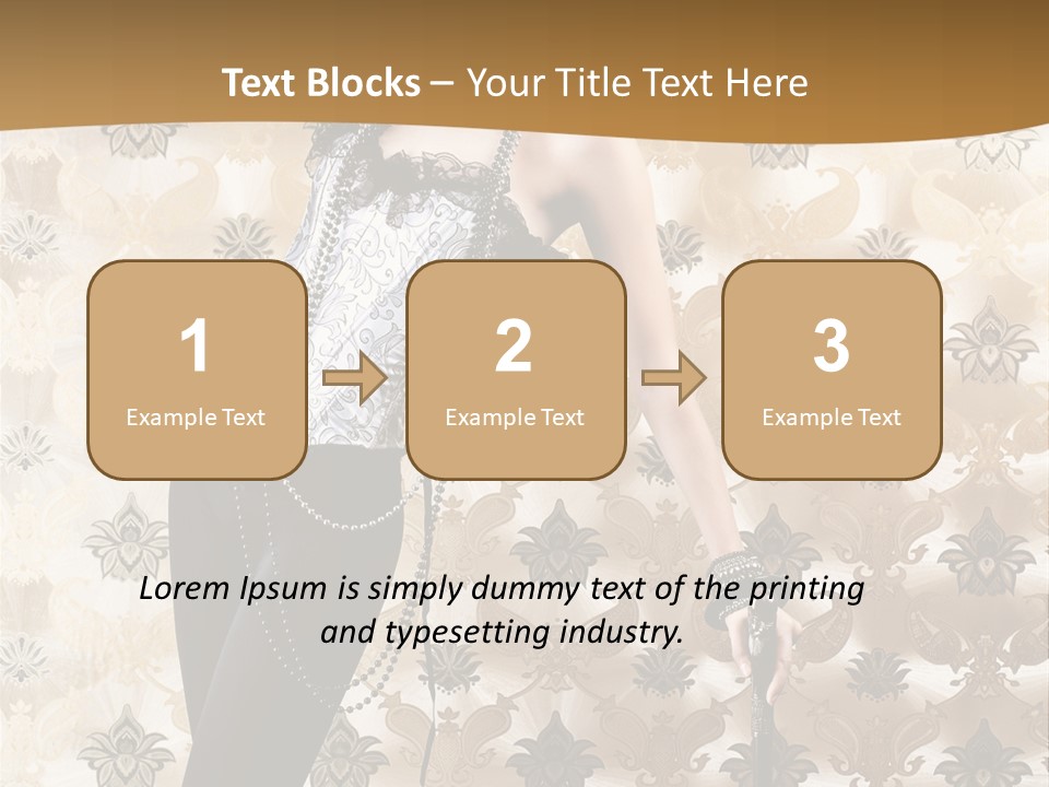 Stays Wallpaper Decor PowerPoint Template