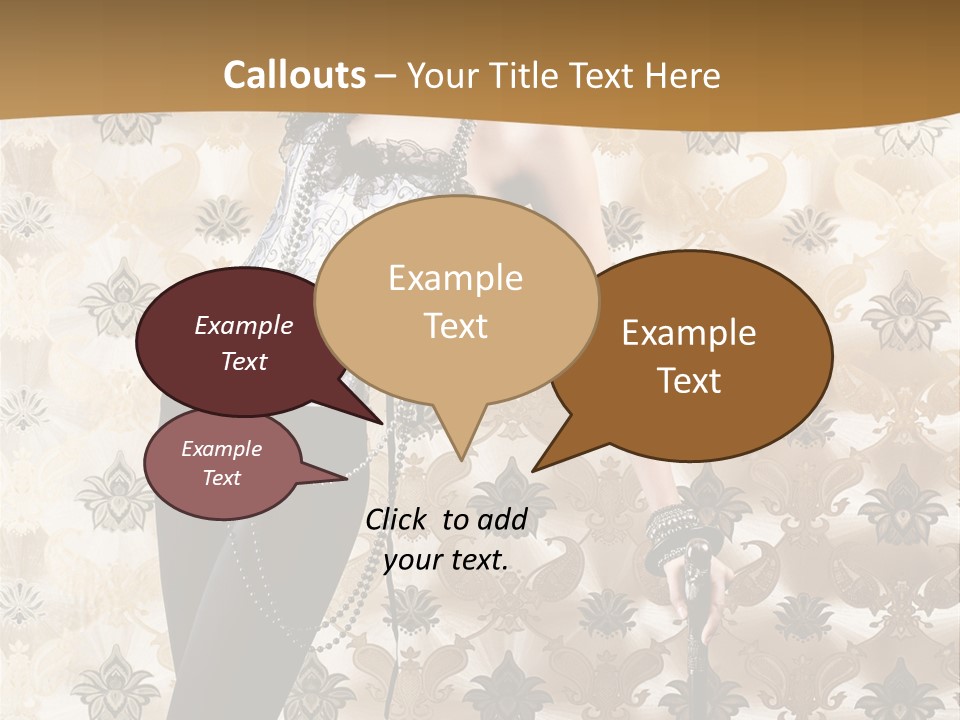 Stays Wallpaper Decor PowerPoint Template