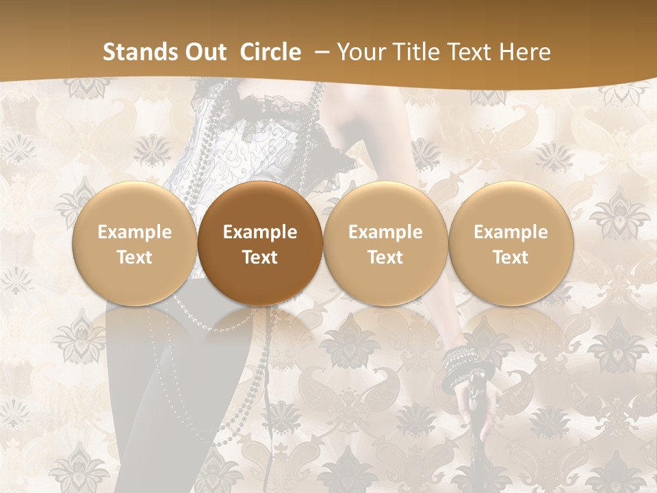 Stays Wallpaper Decor PowerPoint Template