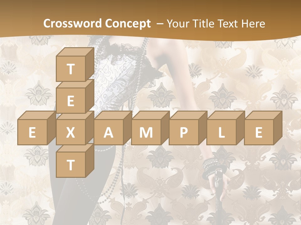 Stays Wallpaper Decor PowerPoint Template