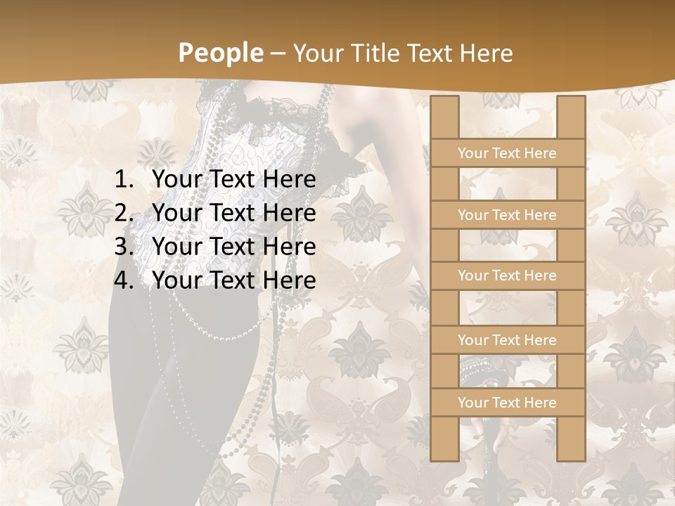 Stays Wallpaper Decor PowerPoint Template