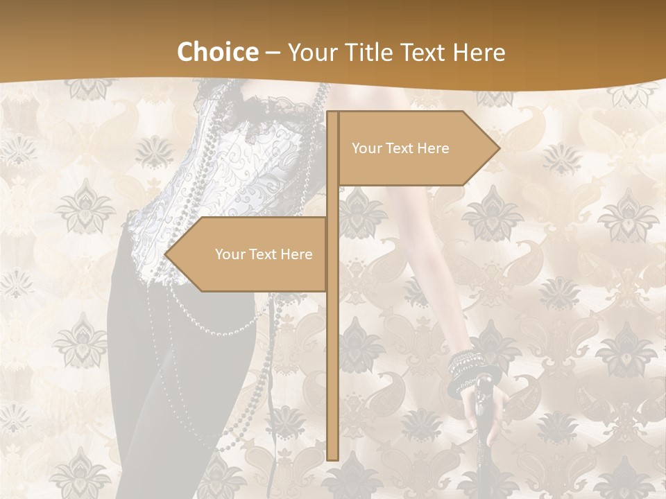 Stays Wallpaper Decor PowerPoint Template