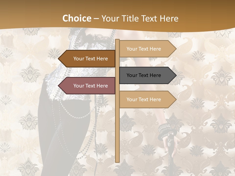 Stays Wallpaper Decor PowerPoint Template