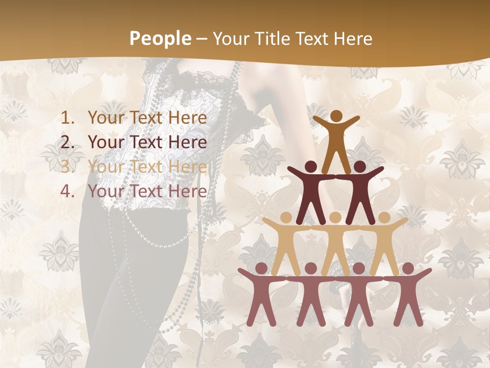 Stays Wallpaper Decor PowerPoint Template