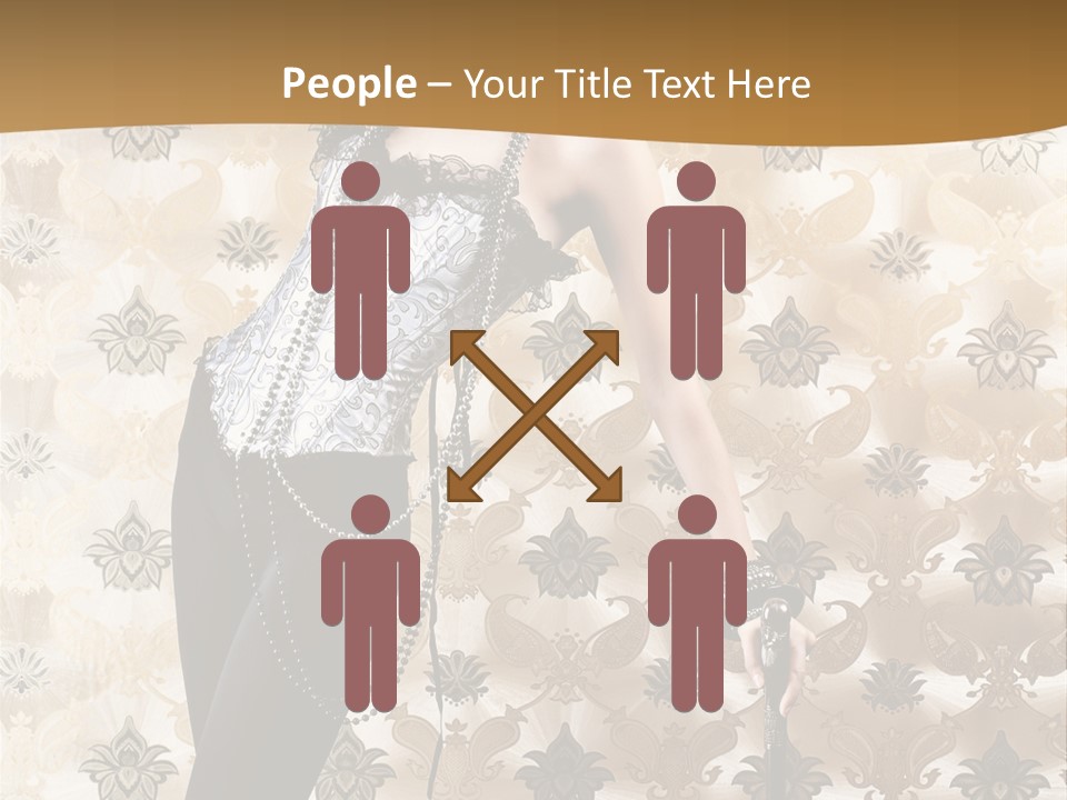 Stays Wallpaper Decor PowerPoint Template