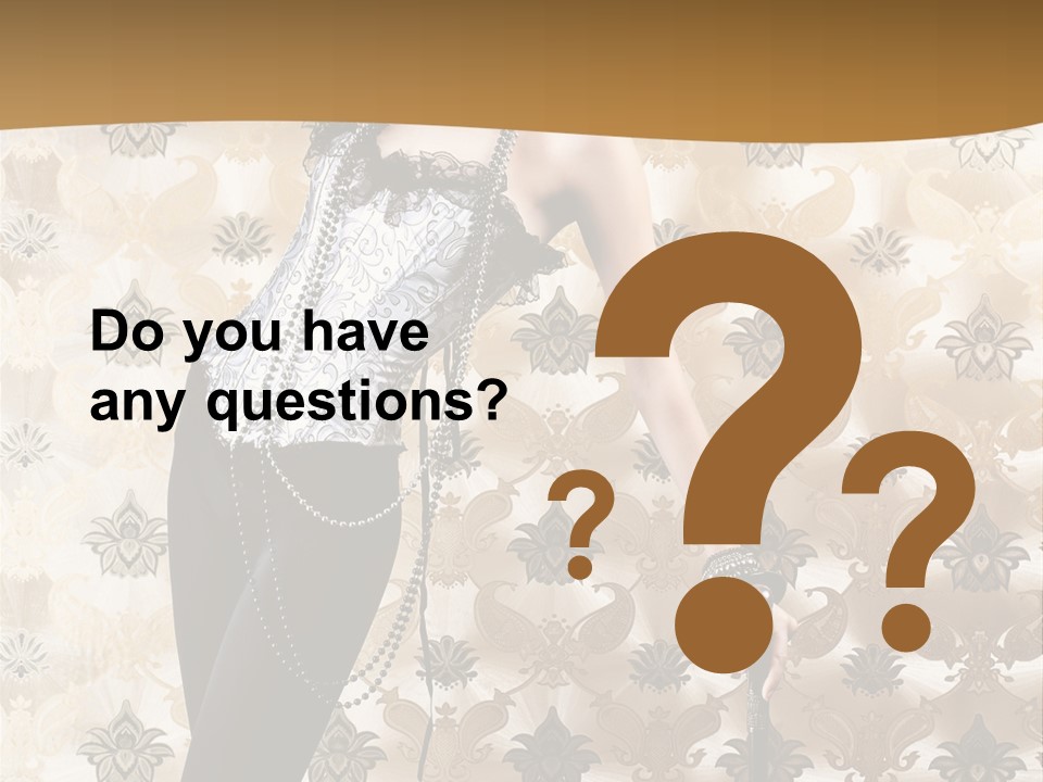 Stays Wallpaper Decor PowerPoint Template