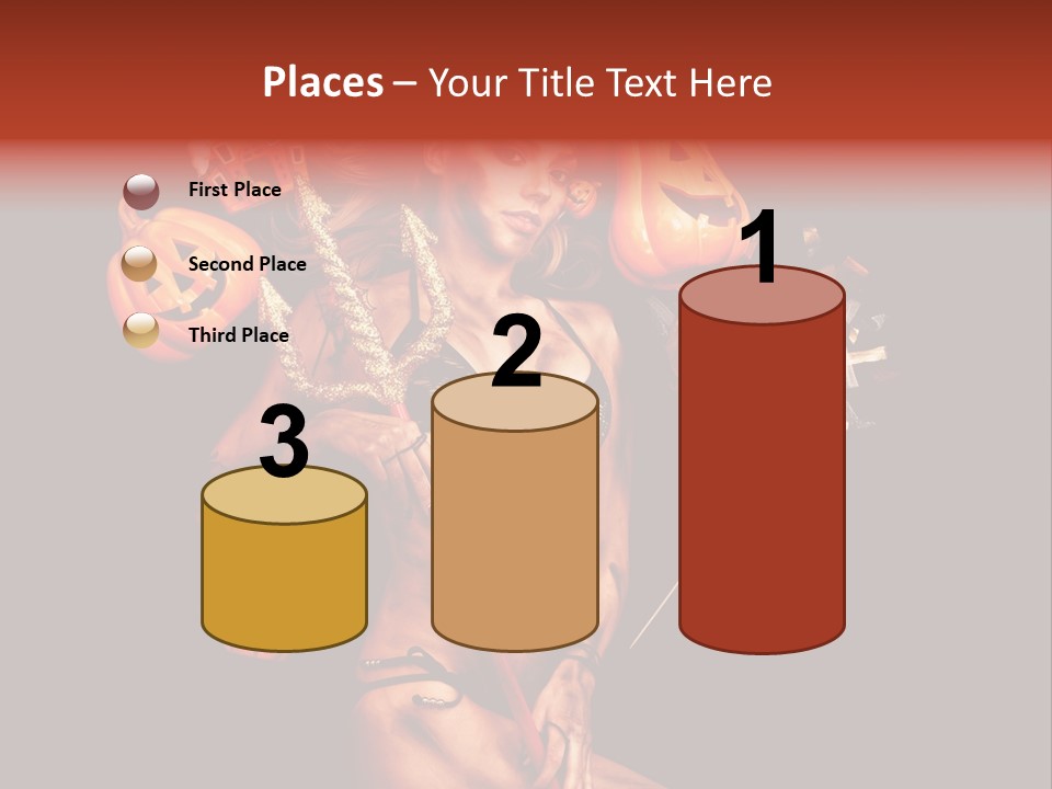 Beautiful Devil PowerPoint Template