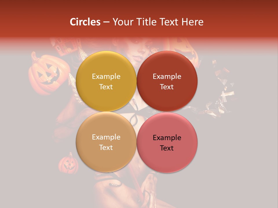 Beautiful Devil PowerPoint Template