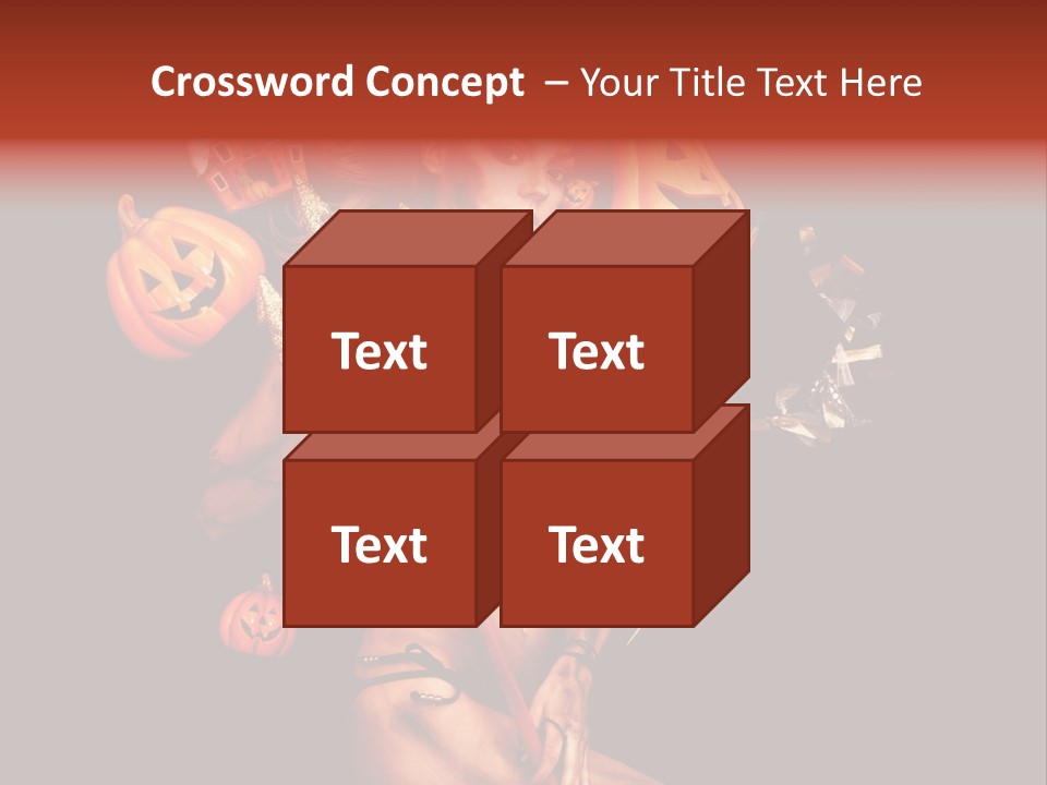 Beautiful Devil PowerPoint Template