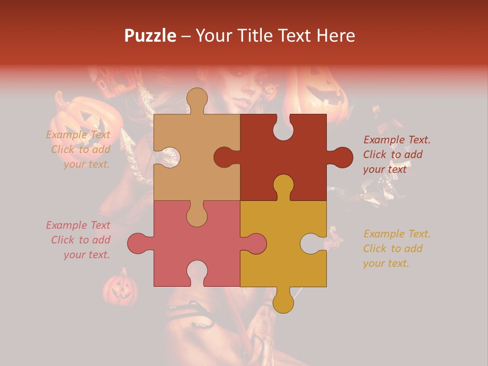 Beautiful Devil PowerPoint Template