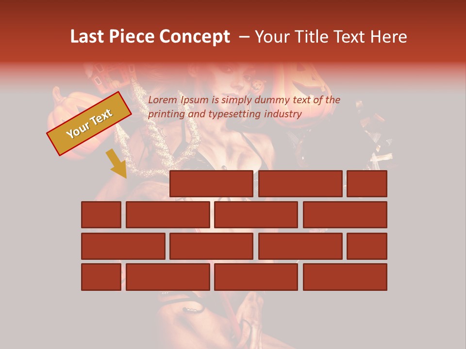 Beautiful Devil PowerPoint Template