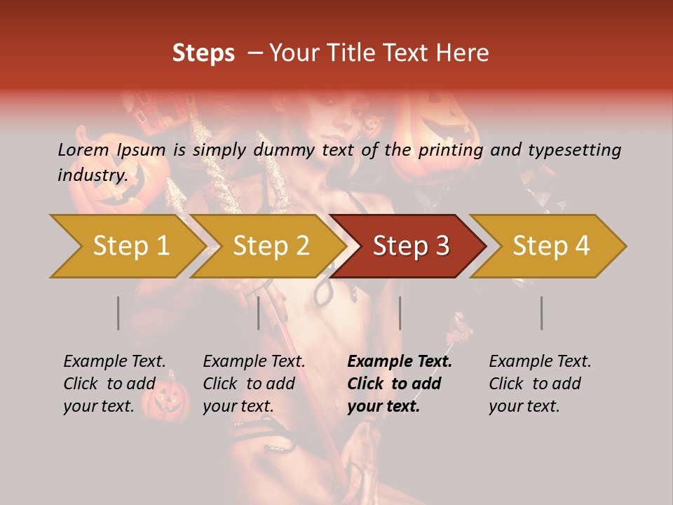 Beautiful Devil PowerPoint Template