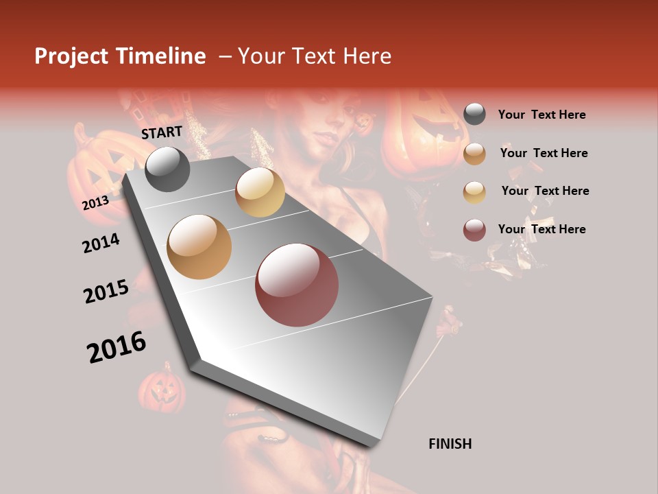 Beautiful Devil PowerPoint Template
