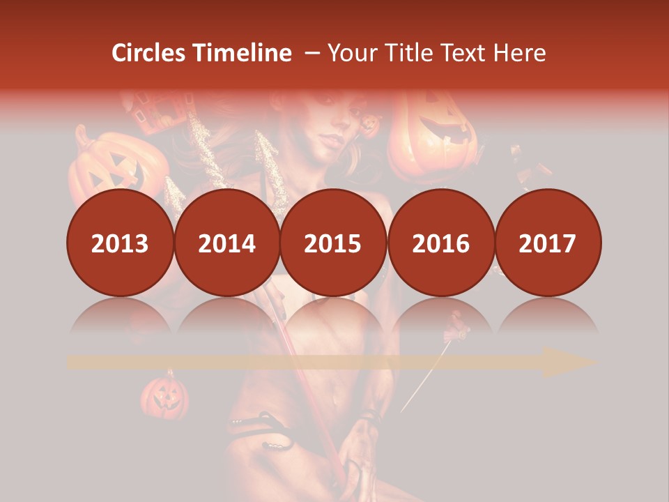 Beautiful Devil PowerPoint Template