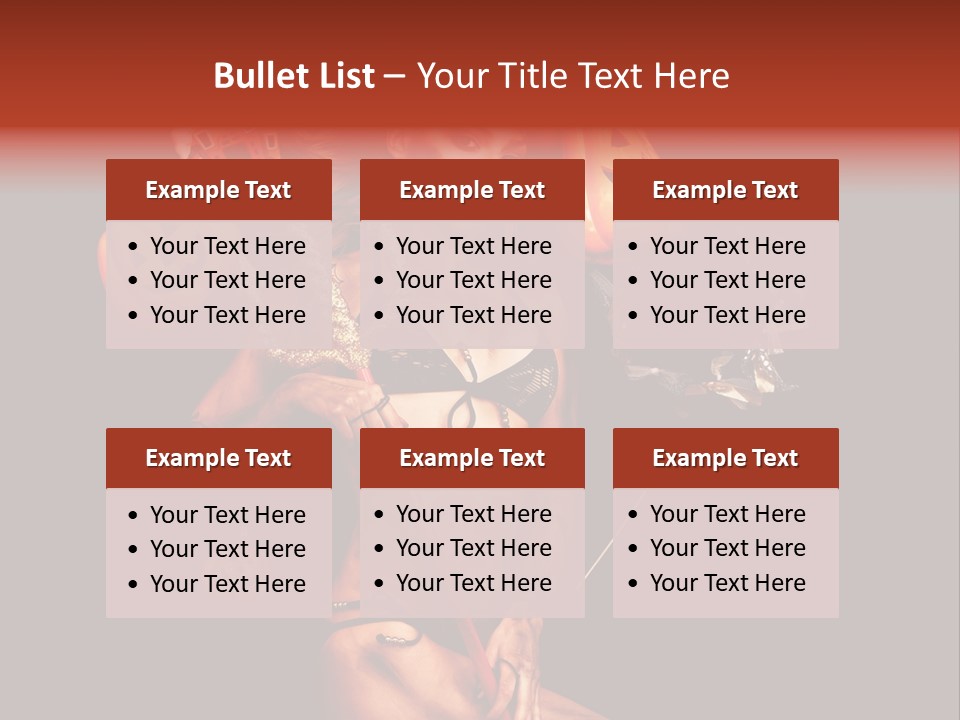 Beautiful Devil PowerPoint Template