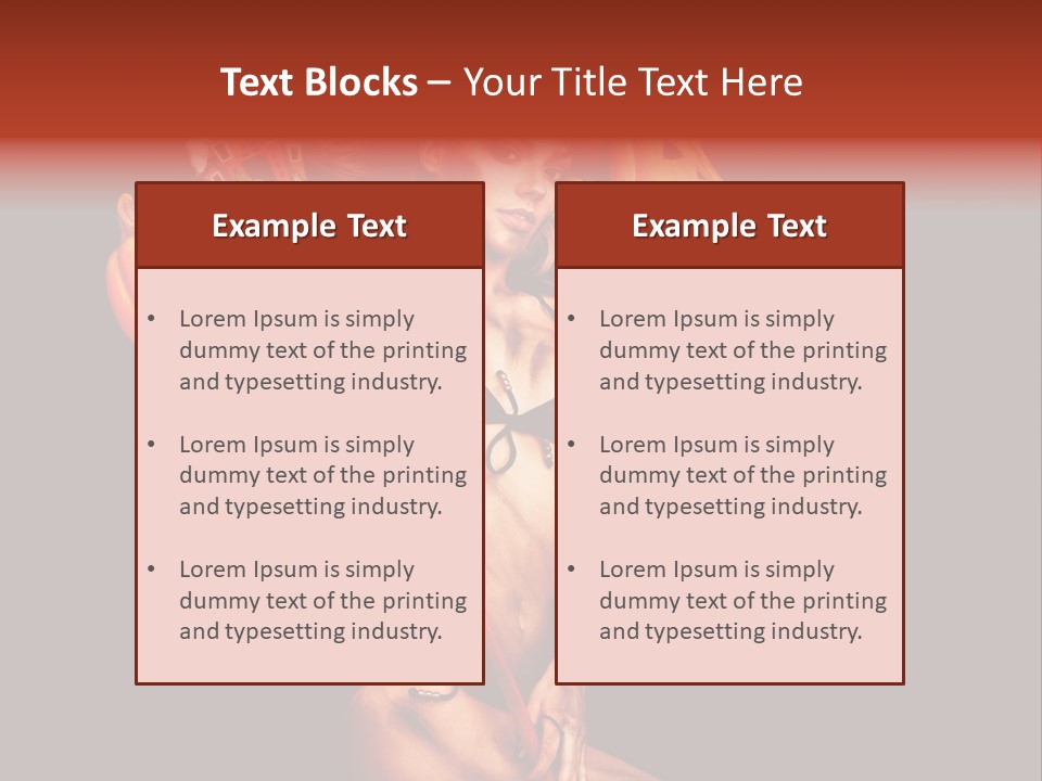 Beautiful Devil PowerPoint Template