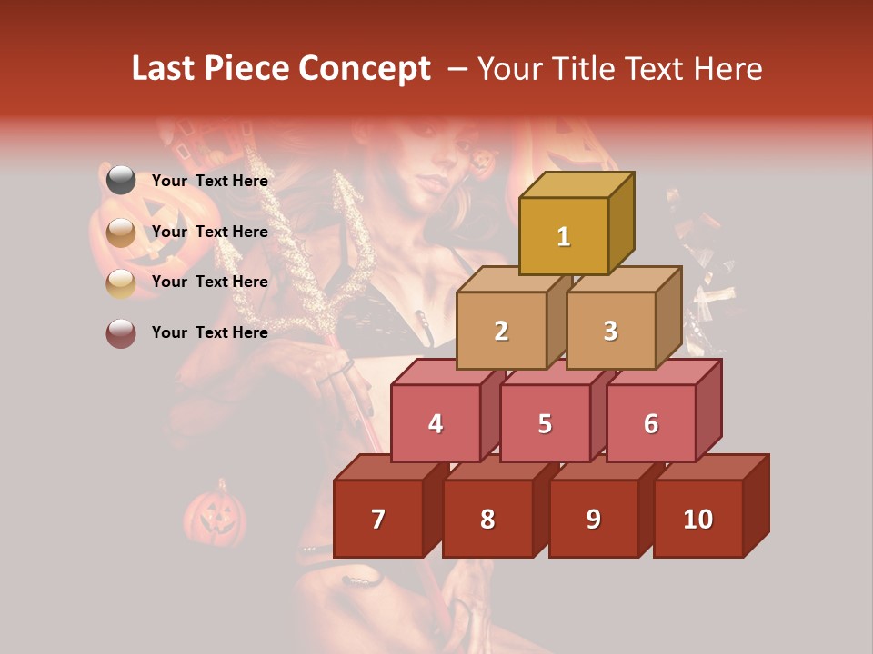 Beautiful Devil PowerPoint Template