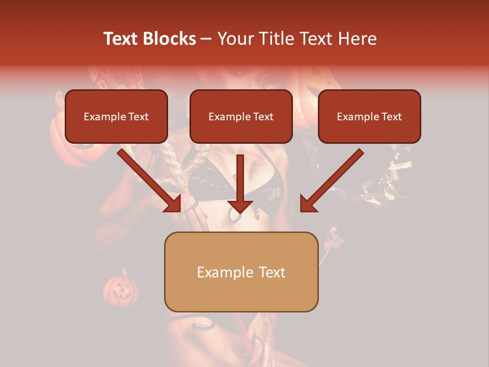 Beautiful Devil PowerPoint Template