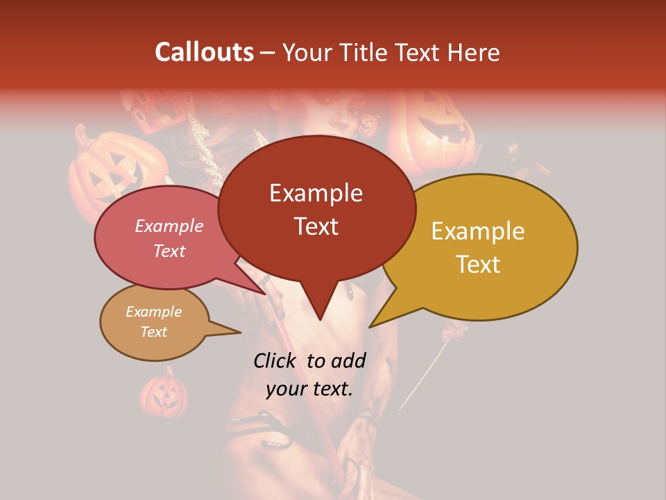 Beautiful Devil PowerPoint Template