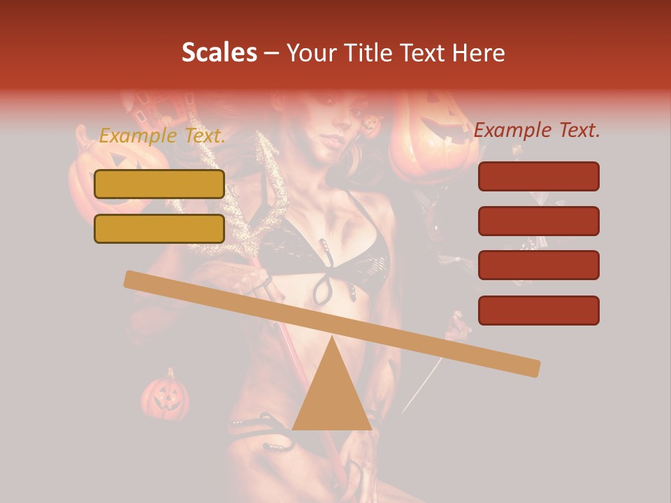 Beautiful Devil PowerPoint Template