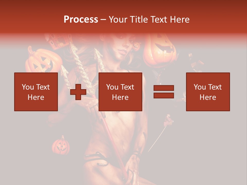 Beautiful Devil PowerPoint Template