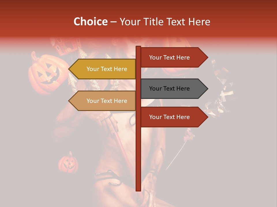 Beautiful Devil PowerPoint Template