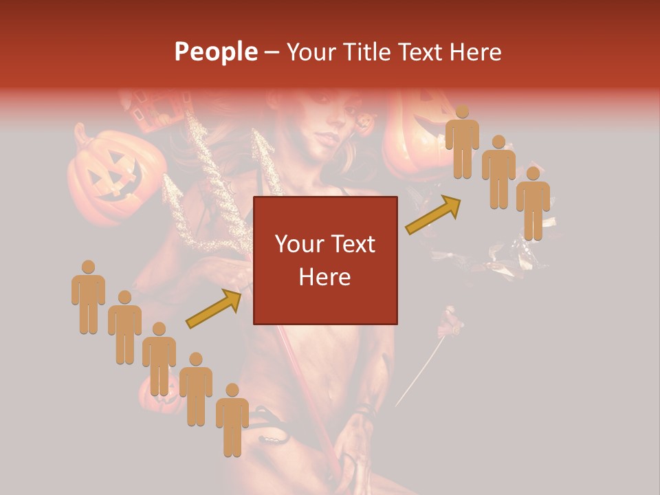 Beautiful Devil PowerPoint Template