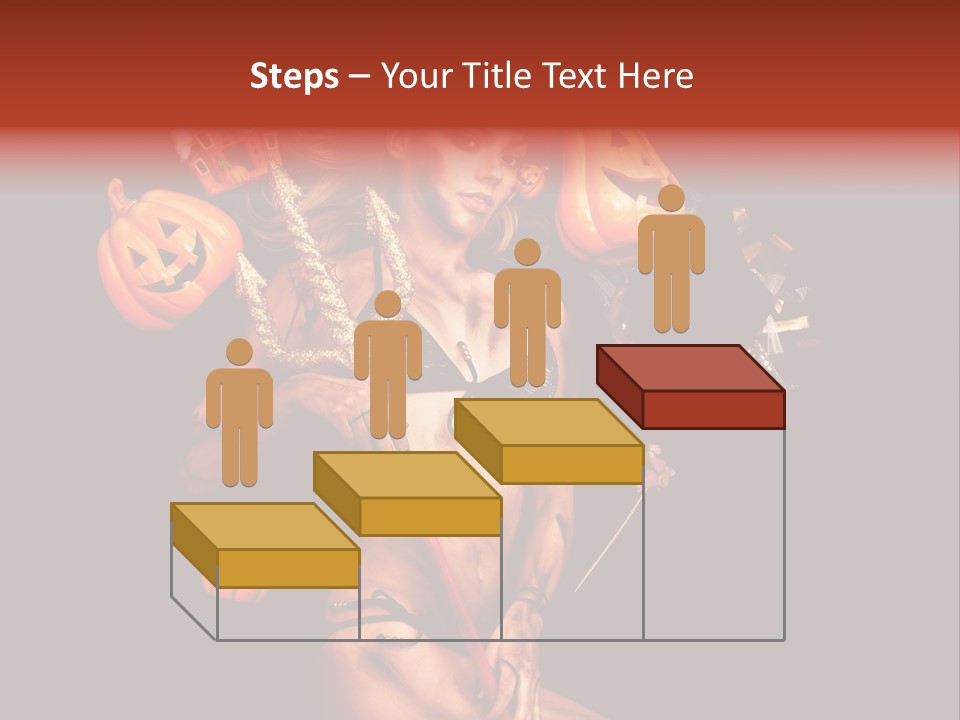 Beautiful Devil PowerPoint Template