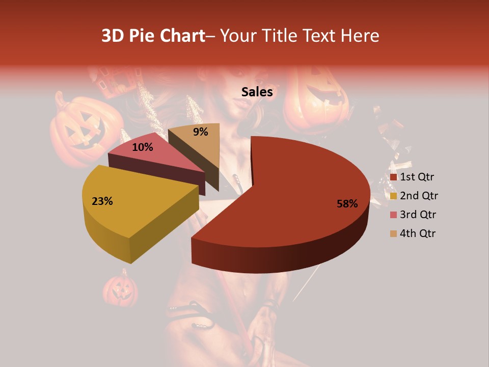 Beautiful Devil PowerPoint Template
