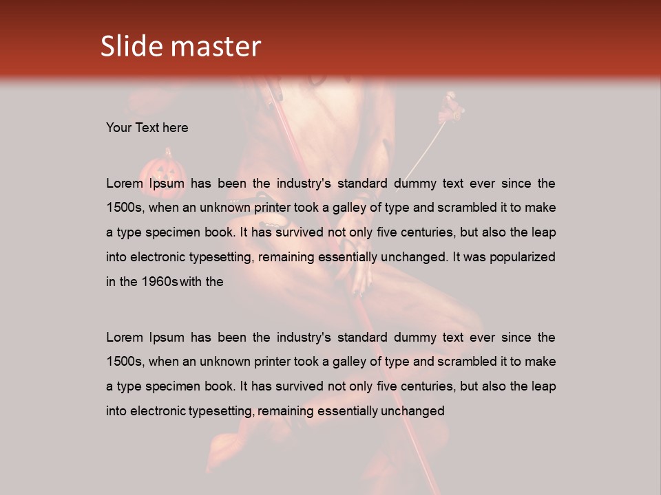 Halloween Girl PowerPoint Template