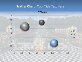 Grand Peterhof Palace PowerPoint Template