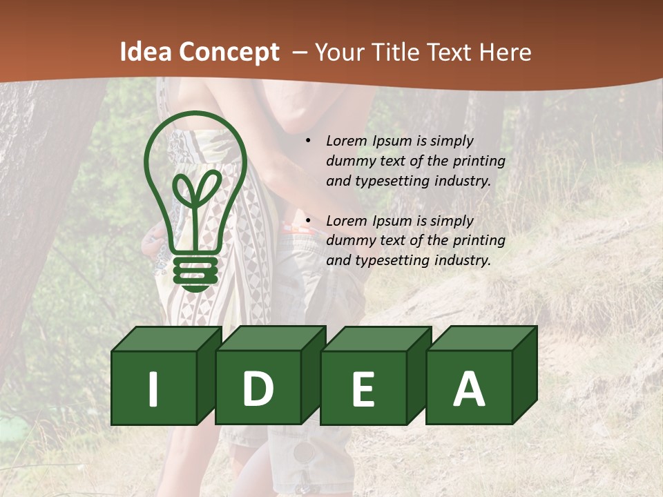 Togetherness Family Tree PowerPoint Template