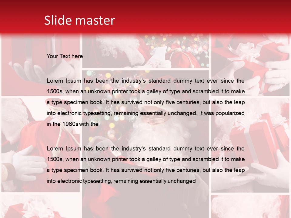 Christmas Santa Claus Images Free PowerPoint Template