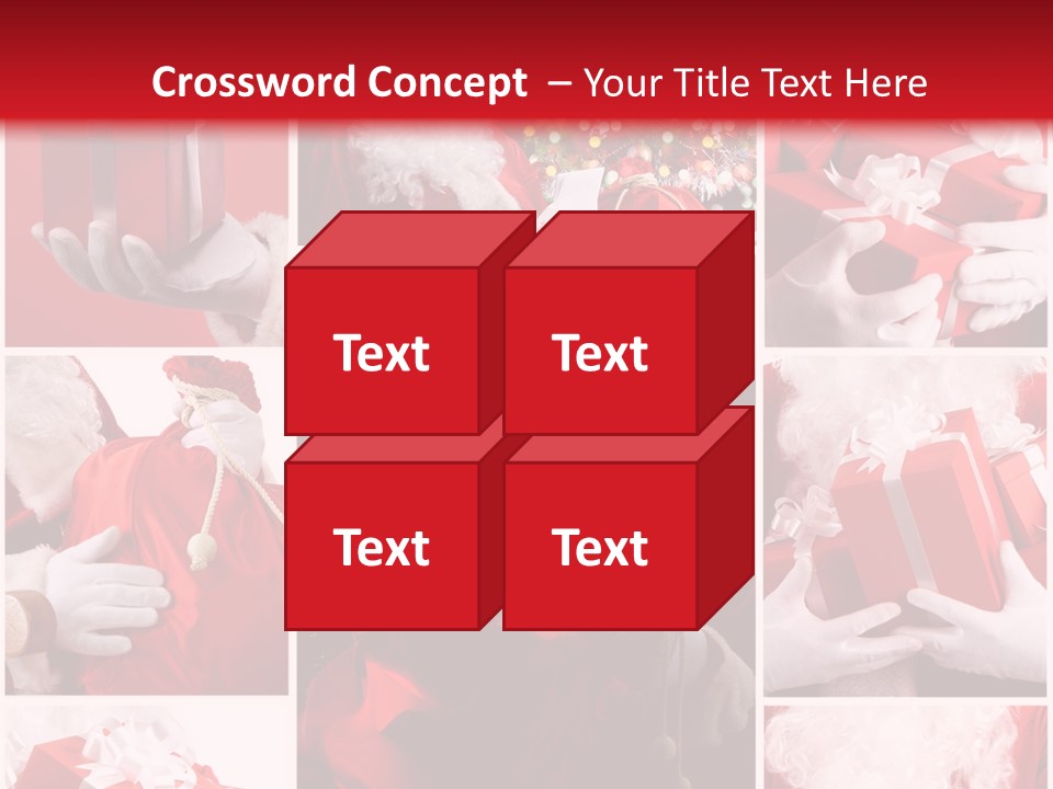 Christmas Santa Claus Images Free PowerPoint Template