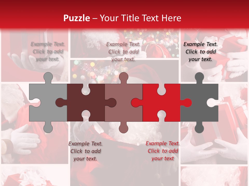 Christmas Santa Claus Images Free PowerPoint Template